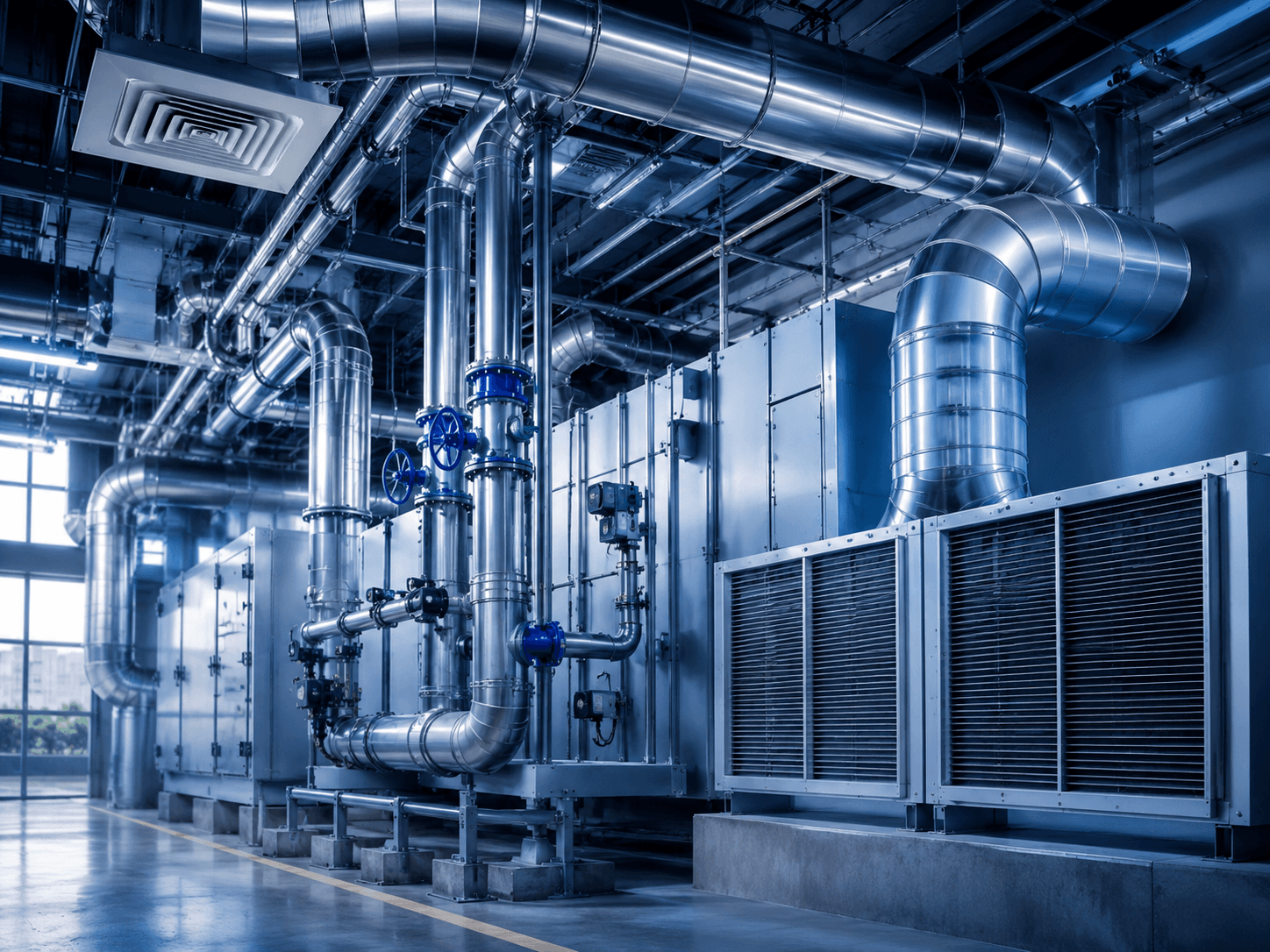 Commercial HVAC air handling systems