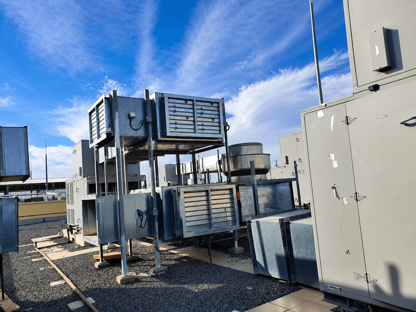 Rooftop HVAC Installation